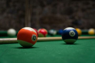 Snooker balls on the table when Zhao Xintong Makes History at the 2025 World Snooker Championship