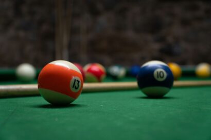 Snooker balls on the table when Zhao Xintong Makes History at the 2025 World Snooker Championship